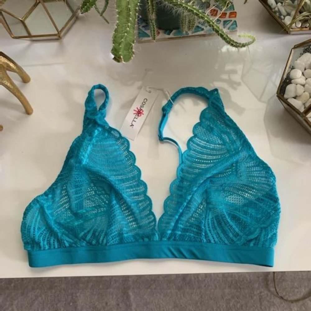Cosabella Minoa Bralette Picasso BLue